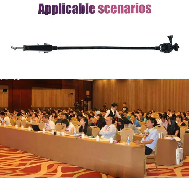 Main image of Camera Bracket Desk Jaw Clamp Flexible Gooseneck Stand Bracket Flexible Holder Stand Mount for Webcam Brio 4K C925e