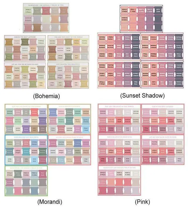 Alt view image 3 of 3 - 75Pcs Laminated Bible Tabs Large Print Bible Book Tabs Tear-resistant Bible Index Book Tabs Easy To Read for Easy Navigation