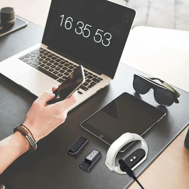 Alt view image 3 of 3 - USB-C Female To for watch Male Adapter Watch Charger Adapter Charger Adapter Connector for Mi Band 8 Pro/8