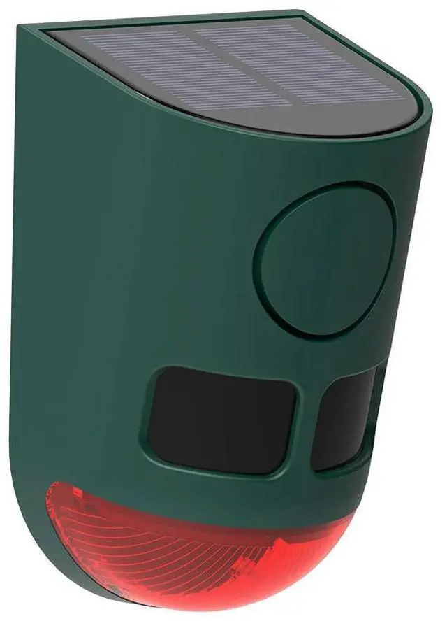 Alt view image 2 of 3 - Solar Outdoor Motion Sensor Alarm 129dB Loud Sound Noise Maker To Deter Raccoon Deer Skunk Bear Coyote for Yard Farm Garden