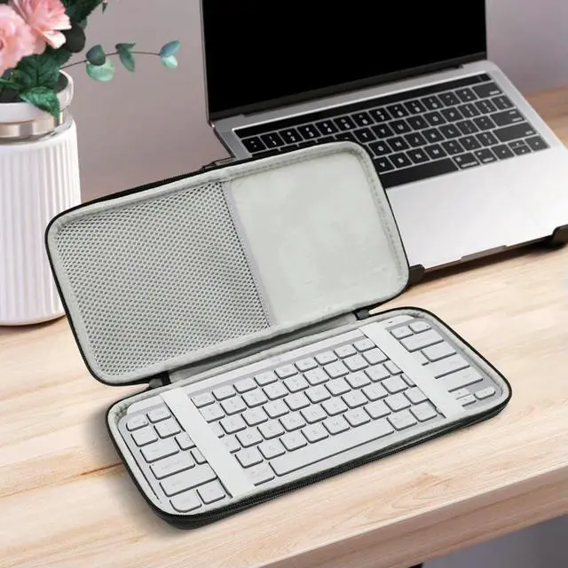 Alt view image 3 of 3 - Protective Bag Illuminated Keyboard Case Carry Case for MX Keys Mini Wireless Keyboard