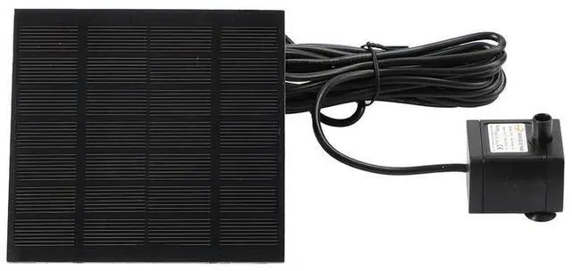 Main image of Solar Hydroponics Submersible Pump Easy Installation with 6 Nozzles Multifunctional Decorative Props Portable for Outdoor Garden