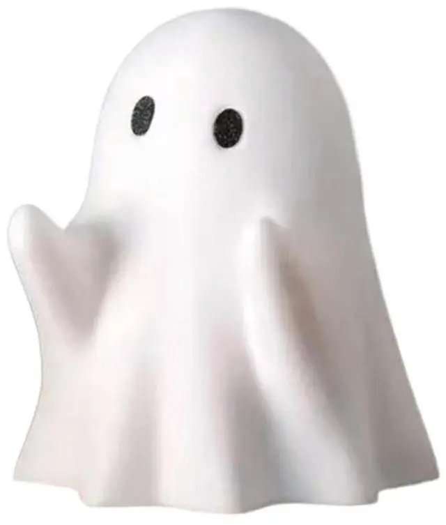 Alt view image 2 of 3 - Halloween Ghost Pen Holder Funny Adorable Pencil Stand Halloween Ghost Figurine Desktop Organizer Indoor Spooky Home Decor Gifts