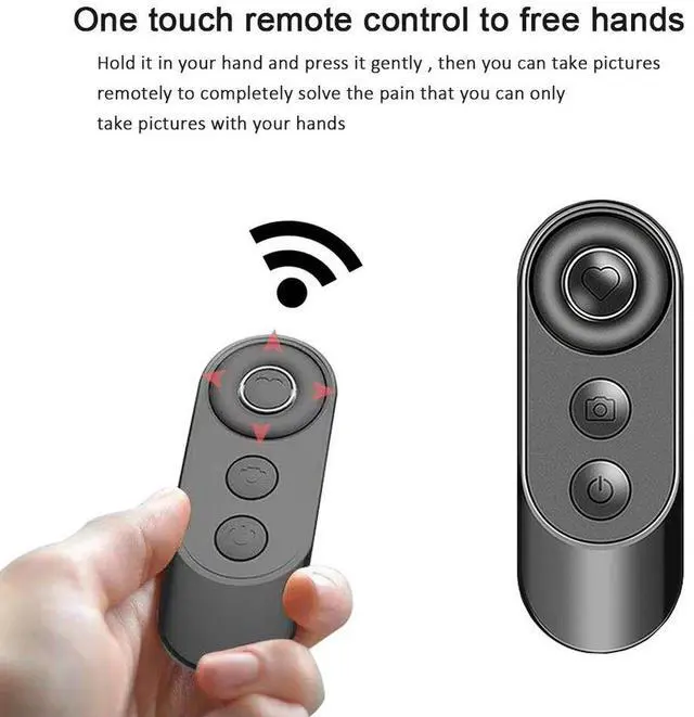 Alt view image 2 of 3 - Mobile Phone Selfie Shutter Remote Controller Bluetooth-compatible Remote Control for Photography