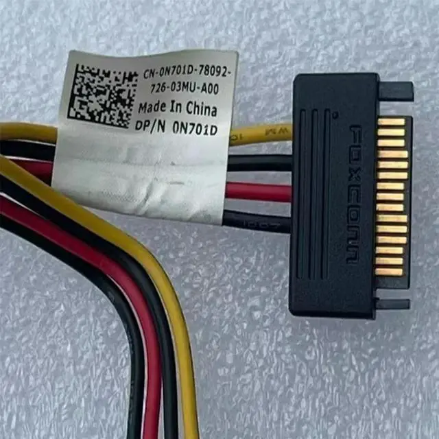 Alt view image 3 of 3 - For 780 790 990 3010 3020 9010 9020 Workstation Power Supply Cable N701D 0N701D Serial Disk Power Adapter Cable