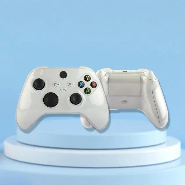 Alt view image 3 of 3 - Hard Protective Case Anti-Slip Transparent Skin Housing Case Travel Protective Case for Xbox Series X/S Controller