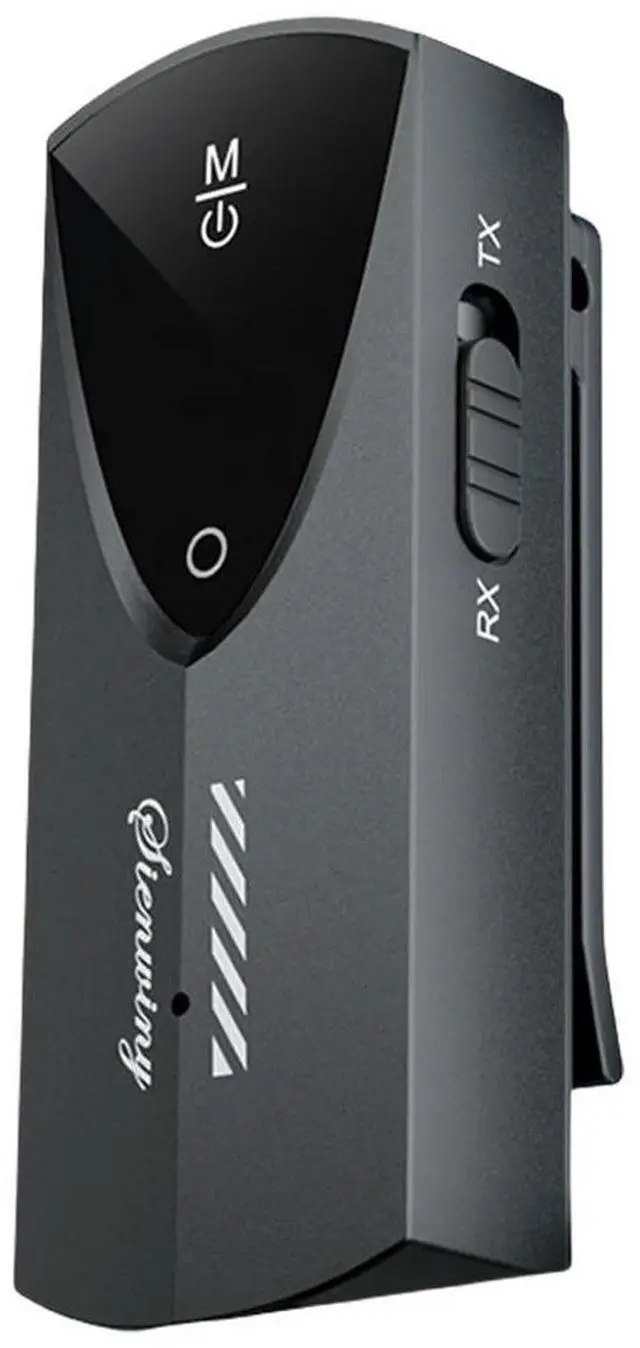 Alt view image 2 of 3 - BT 5.3 Portable Audio Adapter with Mic Mini Car Audio Connector Low Latency Wireless Transmitter for Music Streaming in Vehicles