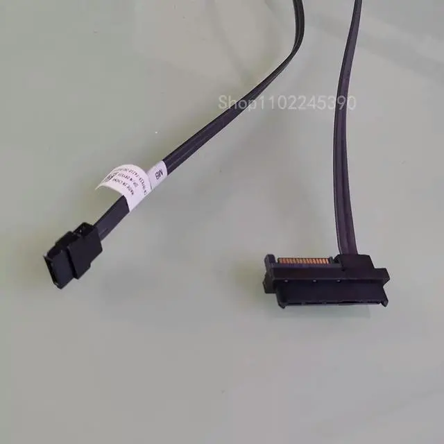 Alt view image 3 of 3 - For Workstation Power Supply Cable 09YX3X 9YX3X SFF-8482 SAS To SATA Hard Drive Connected To Motherboard
