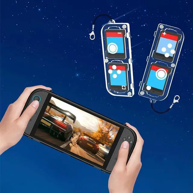 Alt view image 3 of 3 - Protective Game Card Box for Nintendo for Switch 2 4 Game Card Slots Game Case Portable Box for NS2 Accessories