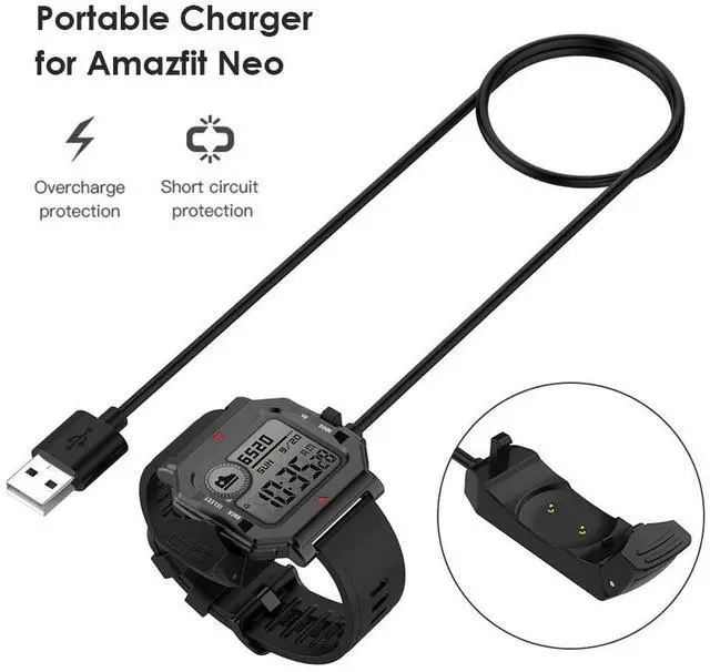 Main image of 1m Fast USB Charging Cable Portable Watch Charger for Huami Amazfit Neo