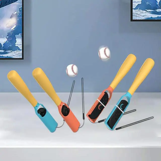 Alt view image 2 of 3 - For NS2 OELD Lightweight Handle Holder Wear Resist Game Baseball Bat Ergonomic Grip Baseball Bat Compatible with Sports Games