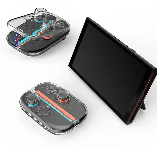 Main image of Transparent Shell Magnetic Buckle Clear Protector Shell Shockproof Protective Case for Switch 2 Game Console