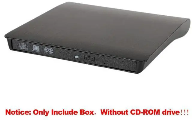 Main image of Non Slip USB 3.0 SATA External Drive Enclosure Replacement DVD CD-ROM RW Player Optical Drive Enclosure Case