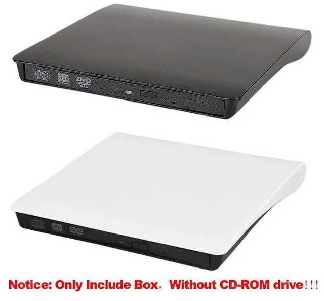 Alt view image 2 of 3 - Non Slip USB 3.0 SATA External Drive Enclosure Replacement DVD CD-ROM RW Player Optical Drive Enclosure Case
