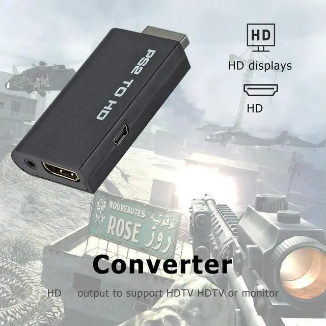 Main image of Game Console Converter Monitor Connector Accessory for to HDMI-Compatible Adapter Audio Video Display Set