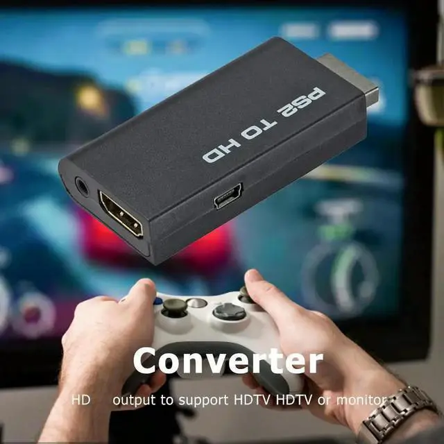Alt view image 2 of 3 - Game Console Converter Monitor Connector Accessory for to HDMI-Compatible Adapter Audio Video Display Set