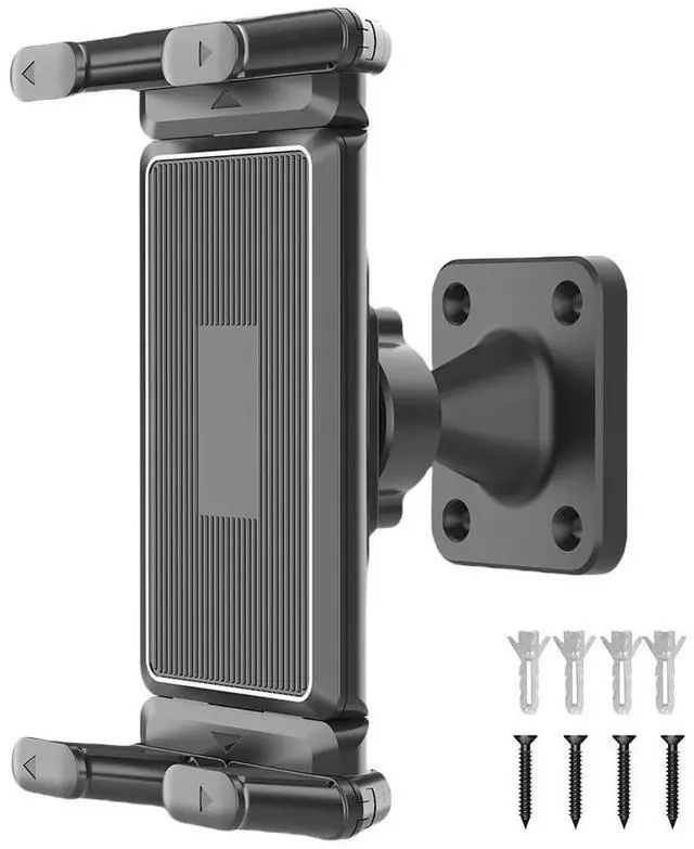 Alt view image 2 of 3 - 360 Adjustable Tablet Holder Wall Mounted Stabilization Bracket Hand-Free Tablet Stand for 4.7-7.2'' Tablet