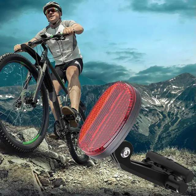 Alt view image 3 of 3 - Anti-Theft Bicycle Mount Reflector for AirTag Bicycle Rear Reflectors Bike Seat Tube Bracket for Road Bike MTB E-Bike