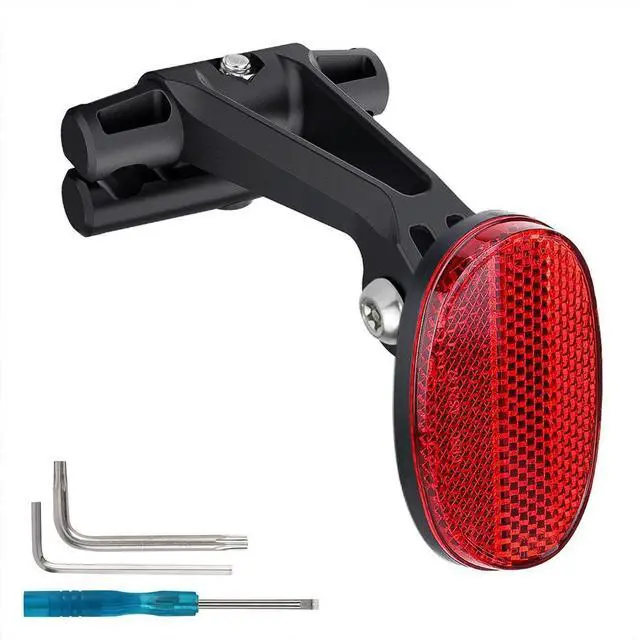 Alt view image 2 of 3 - Anti-Theft Bicycle Mount Reflector for AirTag Bicycle Rear Reflectors Bike Seat Tube Bracket for Road Bike MTB E-Bike