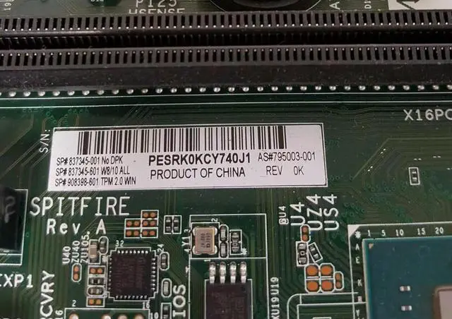 Alt view image 3 of 3 - for Z240 SFF workstation main board 1151 pin 837345-001 795003-001 FOR