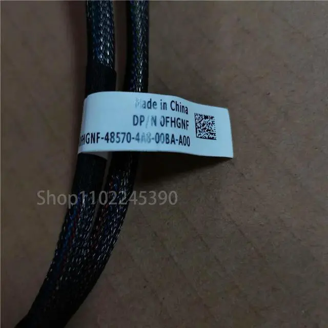 Alt view image 2 of 3 - For PowerEgde R430 Workstation Power Supply Cable FHGNF 0FHGNF Lines To Server Array Card SAS RAID Drives