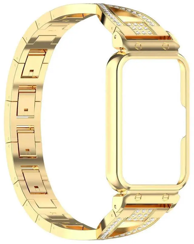 Alt view image 2 of 3 - Case+Band Stainless Steel Strap Bracelet l Protective Screen for Galaxy Fit 3 SM-R390