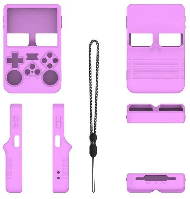 Main image of Silicone Protective Case for ANBERNIC R36S Handheld Game Console (Black)