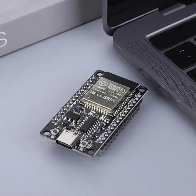 Alt view image 3 of 3 - +BT+ BLE MCU Module +Bluetooth-compatible ESP32 WROOM-32D Development Board Ultra-Low Power Consumption for Home