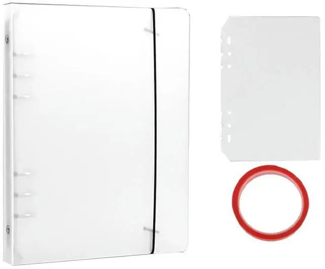 Main image of Nail Art Ring Binder Nail Art Collection Binder Matte Loose Leaf Nail Art Binder Fake Nails Display Book for Nail Art Lovers