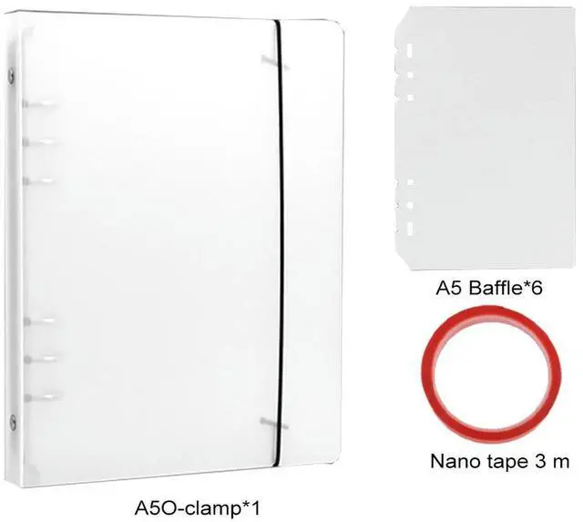 Alt view image 2 of 3 - Nail Art Ring Binder Nail Art Collection Binder Matte Loose Leaf Nail Art Binder Fake Nails Display Book for Nail Art Lovers