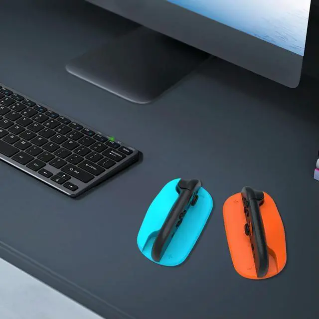 Alt view image 2 of 3 - 2PCS Mini Portable Mice Base Ergonomic Handheld Mouse Holder Controller Mouse Dock for Nintendo for Switch 2 Joy-Con Controller