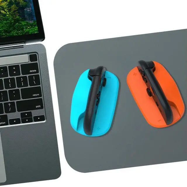 Main image of 2PCS Mini Portable Mice Base Ergonomic Handheld Mouse Holder Controller Mouse Dock for Nintendo for Switch 2 Joy-Con Controller