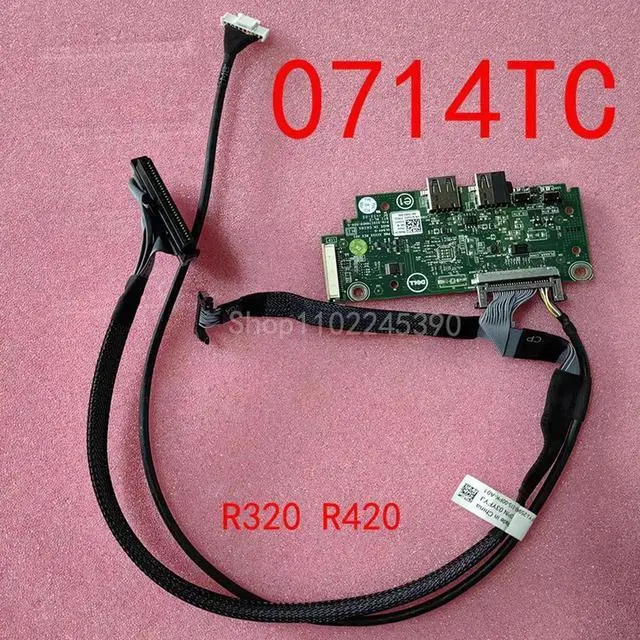 Main image of For R320 R420 Workstation Power Supply Cable 0714TC 714TC Server Front Control Panel With Cable 03YFYJ