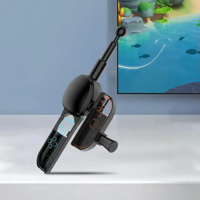 Alt view image 3 of 3 - Fishing Rod for Nintendo for Switch 2 Joy-Con Fish Game Kit Game Handle Grip Controller Accessories for Fishing Star World Tour