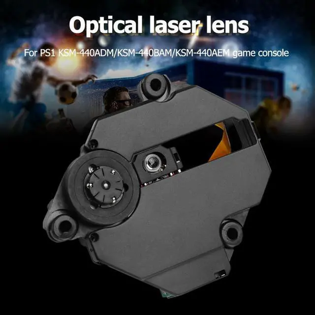 Alt view image 2 of 3 - Plastic Game Console Optical Lens Replacement Component Game Console Optical Lens for PS1 KSM-440AEM/KSM-440BAM/KSM-440ADM