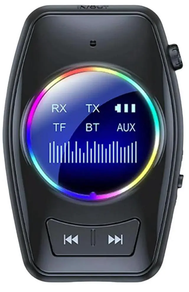 Main image of 2 in 1 Bluetooth-compatible 5.0 Audio Transmitter Receiver HD Screen Display Audio Transmitter Adapter for PC TV Car Headphones