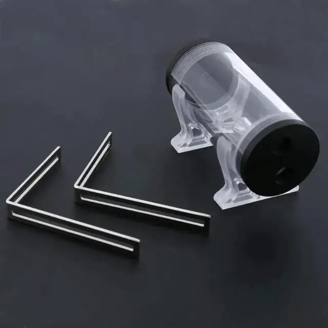 Main image of 50mm Diameter Water Cooling Tank G1/4 Thread Cylinder Reservoir Computer Cooling System Water Tank for PC Cooling System L Shape