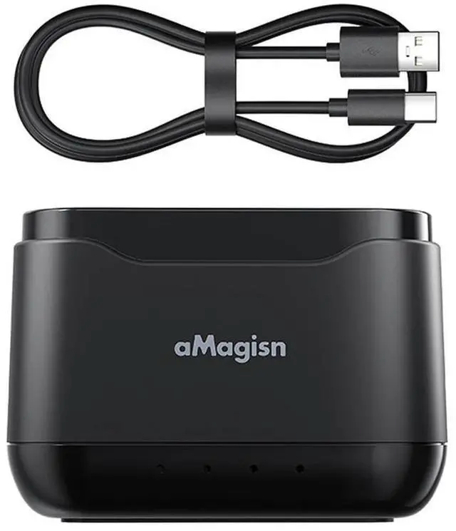 Alt view image 2 of 3 - 3 Channel Charger with Micro SD Slots & Type C Cable Fast Charger Hub Charger Station for Osmo Action 5 Pro