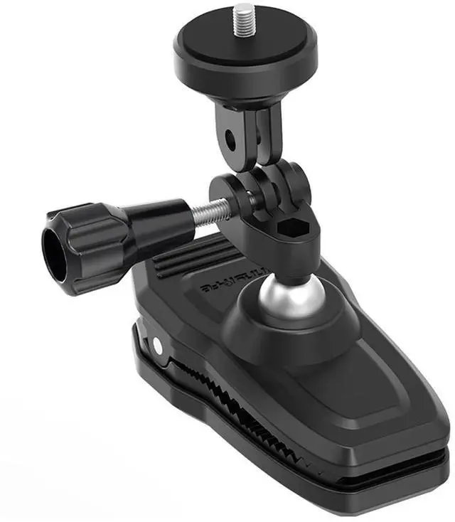 Main image of Magnetic Backpack Strap Mount Clamp with 1/4 Screw 360° Rotation Action Camera Holder Bag Belt Shoulder Strap Clip for GoPro 12