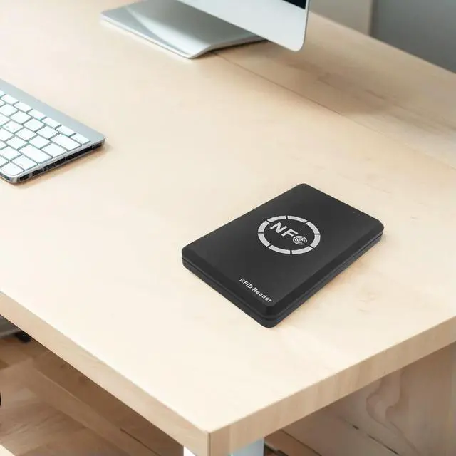 Alt view image 2 of 3 - RFID Reader Writer 13.56MHz/125KHz/250KHz 13.56MHz Encrypted Card Decoder Free Software NFC Tag Replicator RFID 125KHZ Reader