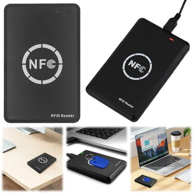 Main image of RFID Reader Writer 13.56MHz/125KHz/250KHz 13.56MHz Encrypted Card Decoder Free Software NFC Tag Replicator RFID 125KHZ Reader