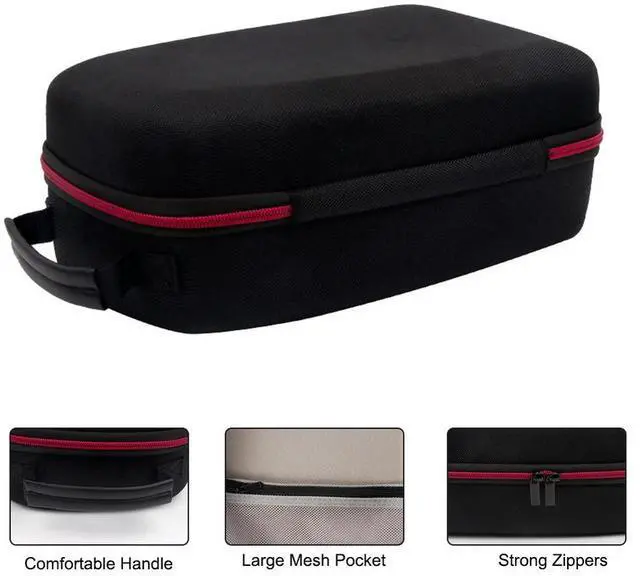 Alt view image 3 of 3 - EVA Carrying Case Bag Portable Travel Bag Shockproof Anti-Scratch with Len Protective Cover for Quest 3 Accessories