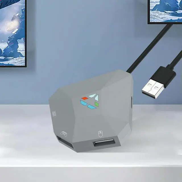 Alt view image 3 of 3 - Wired USB Connection Keyboard and Mouse Adapter Game Controller Converter for NS/4/3/Xbox One