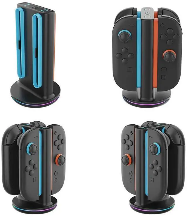 Alt view image 2 of 3 - Controller Charger Magnetic Controller Charger Stand Station Magnetic Charger Station for Nintendo Switch2 Accessories