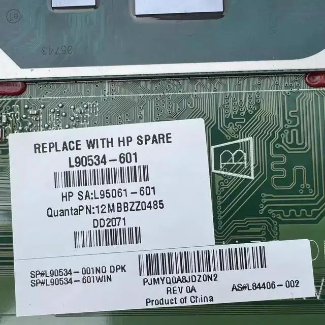 Alt view image 3 of 3 - FOR 100% Tested 24-DF main board DAN146D0 L84406-002 L90534-001 L90533-001