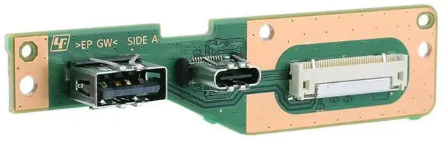 Alt view image 2 of 3 - For PS 5 1200 TYPE-C/TYPE-A Side Board Presion Cutting Console Side Panel Board Long-Lasting Game Console Replacement Board