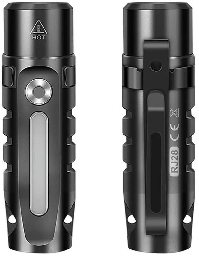 Alt view image 3 of 3 - LED Mini Waterproof l Conveniently Flashlight with Clip & Magnetic Powerful Handheld Flash Light Suitable for Hiking Camping