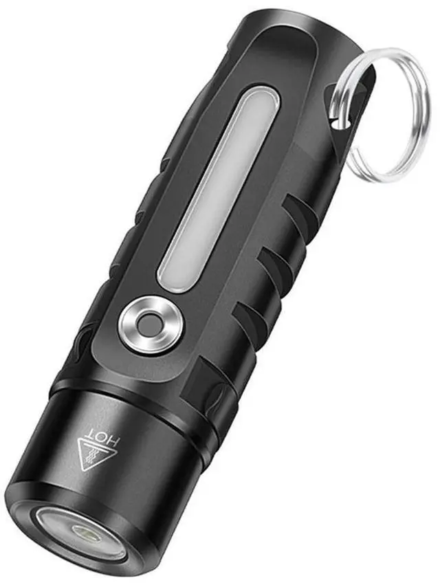 Alt view image 2 of 3 - LED Mini Waterproof l Conveniently Flashlight with Clip & Magnetic Powerful Handheld Flash Light Suitable for Hiking Camping