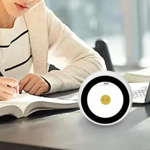 Alt view image 2 of 3 - AI Voice Chat Robot Multi-Function Desktop Robot LCD Display Mini Robot Tabletop Ornaments 1.28in for Home Office