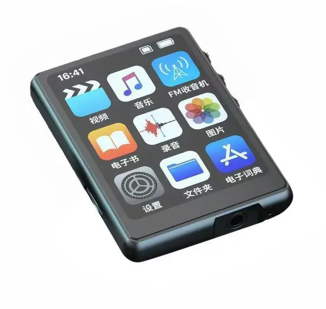 Alt view image 2 of 3 - MP3 MP4 Player Lossless Music Player with Speaker Bluetooth-Compatible Portable MP3 Player Support FM Radio Recording E-Book